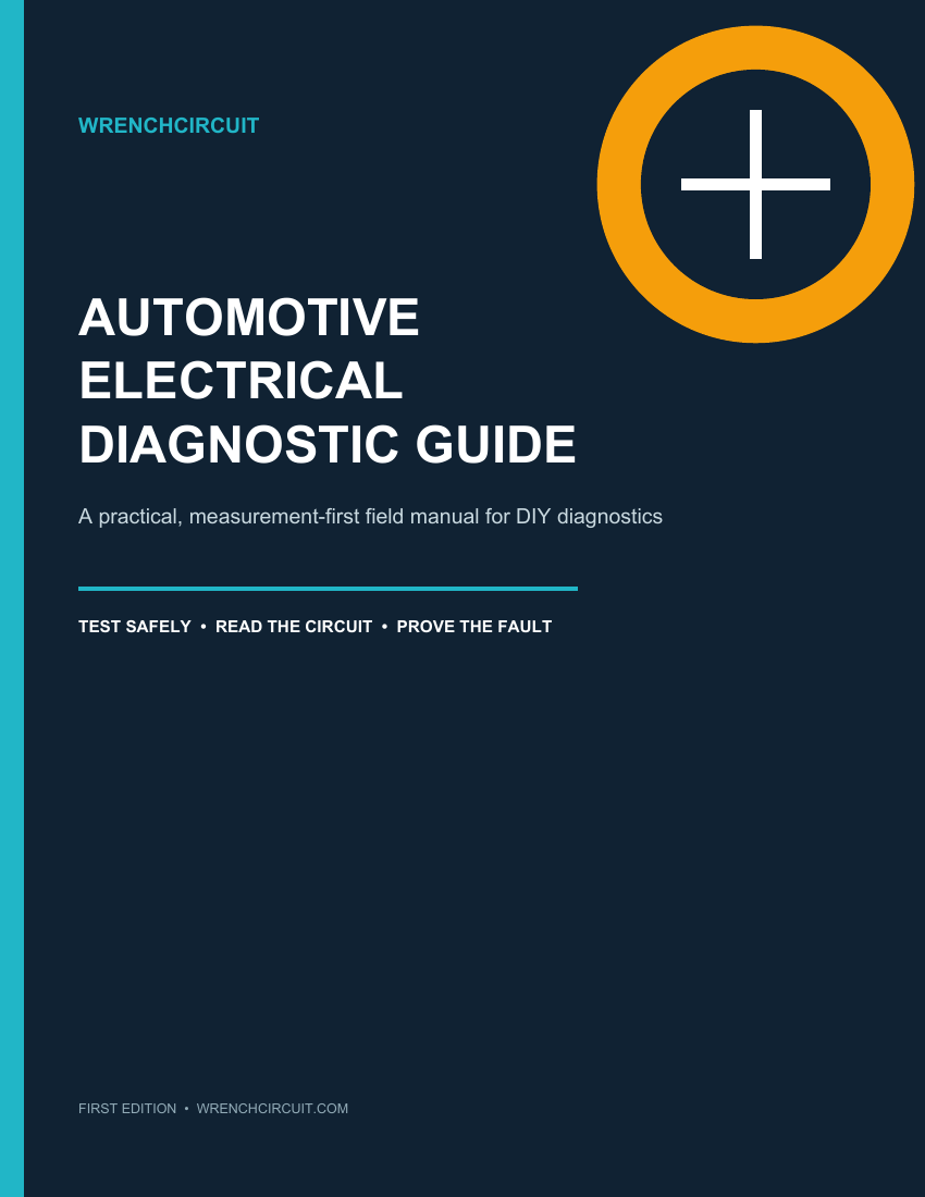 Cover of the WrenchCircuit Automotive Electrical Diagnostic Guide
